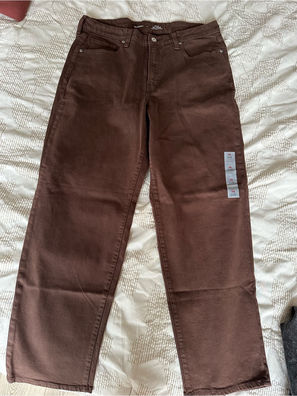 Old Navy Brown Women's Straight-Leg Jeans